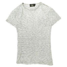 Ralph Lauren Camiseta de algodón RRL S/S con bolsillo y rayas