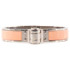 HERMÈS - Pulseira de Dobradiça Chanel em Esmalte Salmão (T1) - Hermès