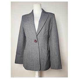 Vintage Fendi Roma Wollblazer 38/M Grau