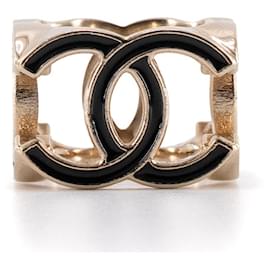 CHANEL - Cube CC Chanel Ring aus vergoldetem Metall (T54)