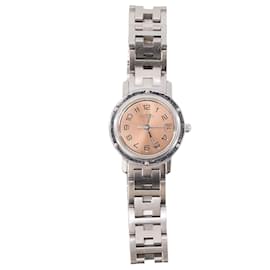 HERMÈS - Montre Clipper Hermès en acier