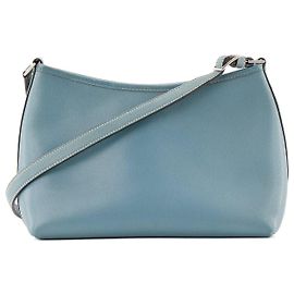 HERMÈS - Bolsa transversal Berlingot Hermès em couro epsom azul
