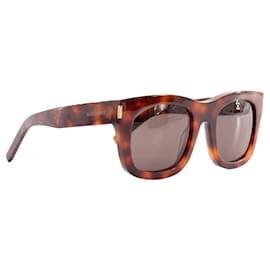 SAINT LAURENT - Gafas de sol Monceau Saint Laurent en carey marrón