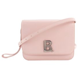 BALENCIAGA - Bolsa transversal B.Dot Balenciaga em couro liso rosa