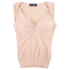 DOLCE & GABBANA - T-Shirt Dolce & Gabana aus rosa Stoff (T40)