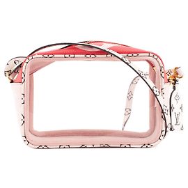 LOUIS VUITTON - Borsa a Spalla Giant Beach Pouch Louis Vuitton in PVC e tela rivestita
