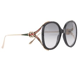 GUCCI - Gafas de sol Gucci de metal dorado
