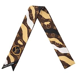 LOUIS VUITTON - Twilly League of Legends Louis Vuitton aus braunem Seidenstoff limitierte Auflage