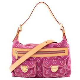LOUIS VUITTON - Borsa a Spalla Baggy Louis Vuitton in Denim Rosa