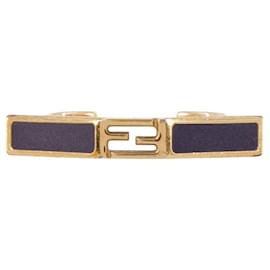 FENDI - FF Fendi Ring aus lila Emaille (L)