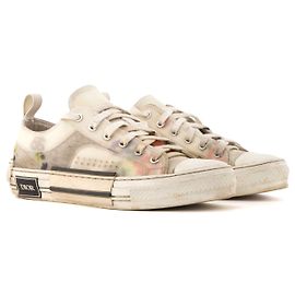DIOR - Sneakers B23 Dior in PVC obliquo floreale multicolore (Taglia 40.5)