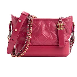 CHANEL - Borsa a Spalla Gabrielle Mini in Pelle Viola - Chanel