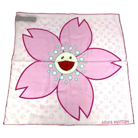 Sciarpa Carré 55 Louis Vuitton LV×TM Takashi Murakami Fiore di Ciliegio