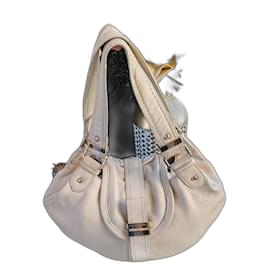 Borsa a mano Lancel Frasque in pelle beige