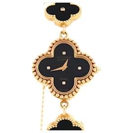 Van Cleef & Arpels Alhambra YG Diamond Quartz Watch