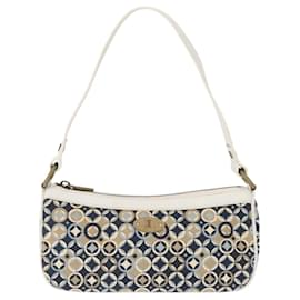Celine Vintage Pochette Schultertasche aus Canvas - Céline