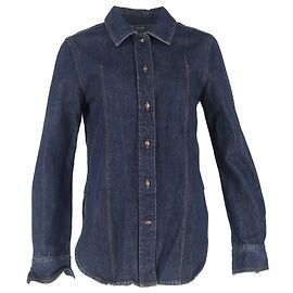 Totême Shirt in Navy Blue Denim