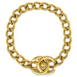 Chanel Vintage CC Turnlock Chain Metal