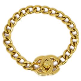 Chanel Vintage CC Turnlock Chain Metal
