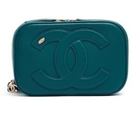 Chanel 2019 Borsa a Spalla Cintura CC Mania Verde Pelle