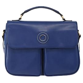 Céline Borsa a tracolla in pelle Celine Vintage con logo circolare - Piccola