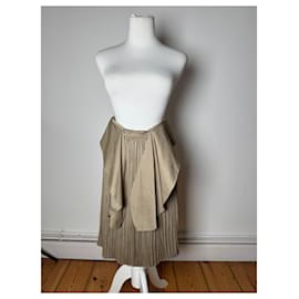 Falda Plisada Vintage Dior Caqui m