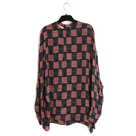 Marni Oversized Seidentop FR36 Afrikagrün Oversized Seidencrepe-Bluse UK8 US6