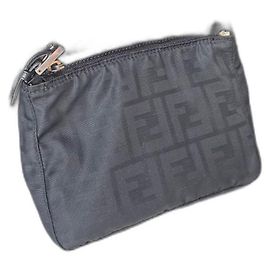 Bolso Fendi Baguette Mini Negro de Tela