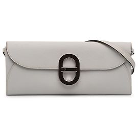 Portafoglio Hermès Maillon To Go in Epsom grigio