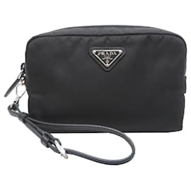 Pochette Re-Nylon Prada in Nero