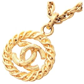 Collana Placcata Oro Chanel Coco Mark