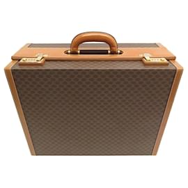 VINTAGE CELINE TRIUMPHE CANVAS & LEDER AKTENKOFFERT CODE TRUNK - Céline