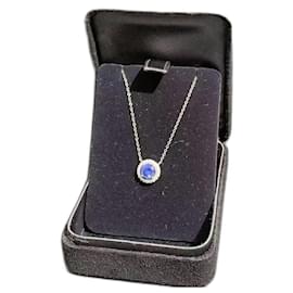 Tiffany & Co Collana pendente Tiffany Soleste zaffiro blu diamanti
