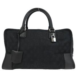 Loewe Amazona in pelle e tela jacquard 28