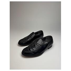 Mocassini in pelle vintage Dior neri EU39