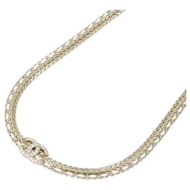 Collana in pelle bianca Chanel