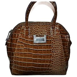 borsa a mano Versace Jeans Couture marrone similpelle