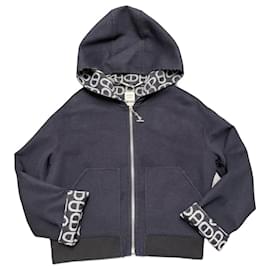 Giacca Bomber Hermès Blu Navy Lana