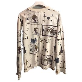 Top de algodón de manga larga Vtg. Moschino Milano