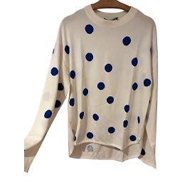 Strickpullover mit langen Ärmeln und Punkten von Moschino Boutique