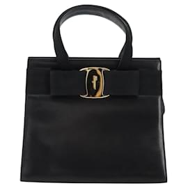 Borsa Tote Vara Bow in pelle convertibile Salvatore Ferragamo piccola