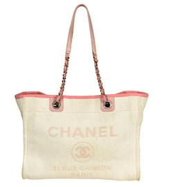 Borsa Tote Chanel Deauville MM con catena