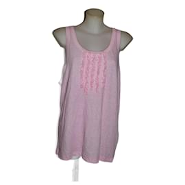 Top de algodón rosa Dsquared2 XL