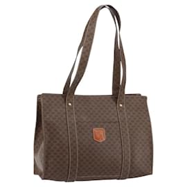 Céline Celine Vintage Macadam Tragetasche aus Canvas