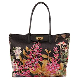 Borsa tote con motivo floreale Gancini Salvatore Ferragamo