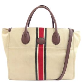 Gucci Sherry Line Doppel-Tote 2-Wege-Handtasche