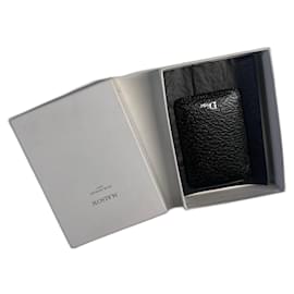 Dior compact mirror with black leather cover