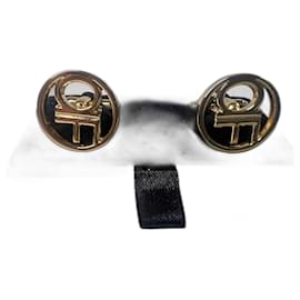 Gemelli Anne Fontaine in oro con logo inciso