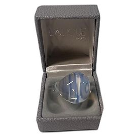 Anello in cristallo Lalique Création Lalique 1931 Bianco