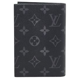 Louis Vuitton Monogram Eclipse Passport Cover